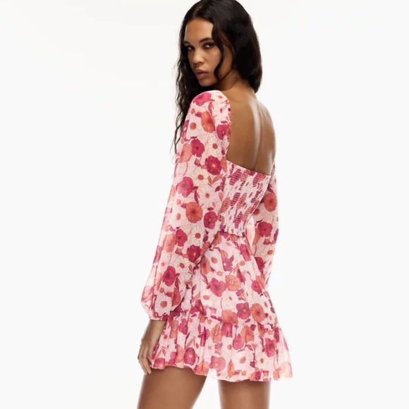 Aritzia Wilfred Floral Tempest Mini Dress - Picture 3 of 9